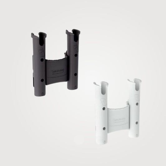 Railblaza RodStow Rod Holder Double with caddy — double rod holder with tackle caddy