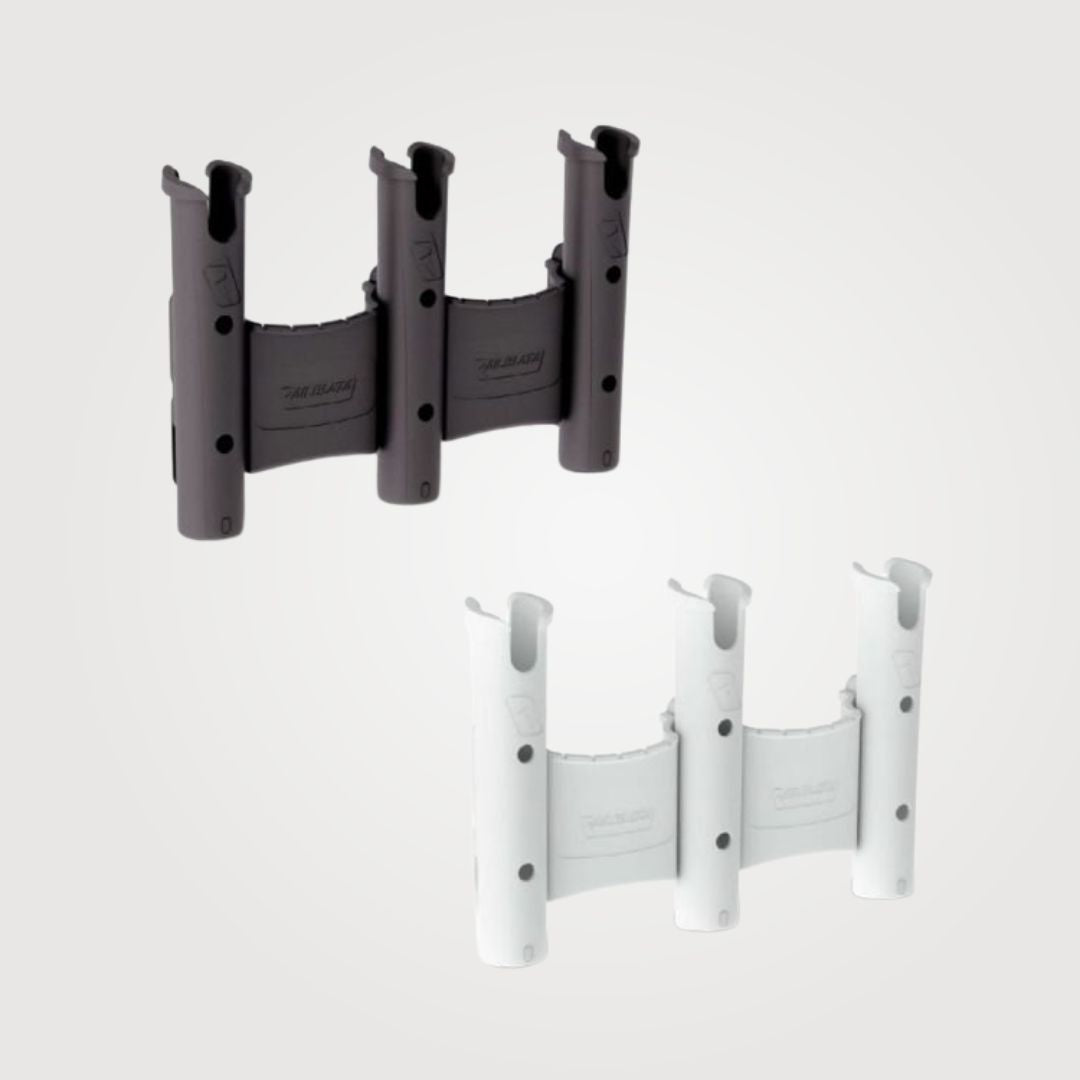 Railblaza RodStow Rod Holder triple with caddy — triple rod holder with tackle caddy