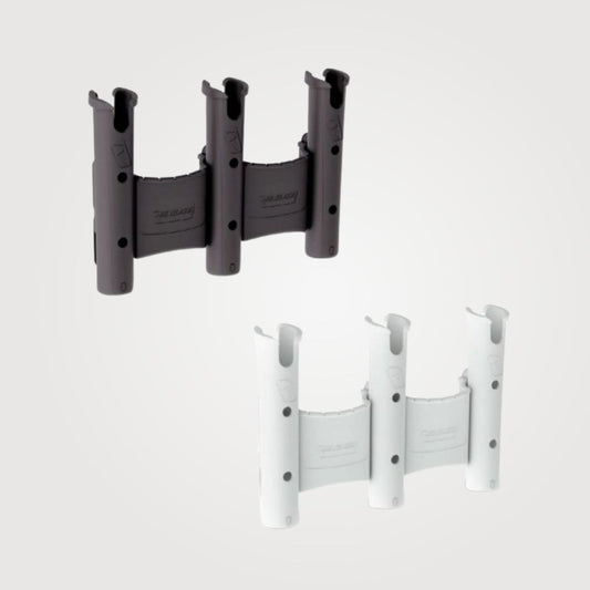 Railblaza RodStow Rod Holder triple with caddy — triple rod holder with tackle caddy