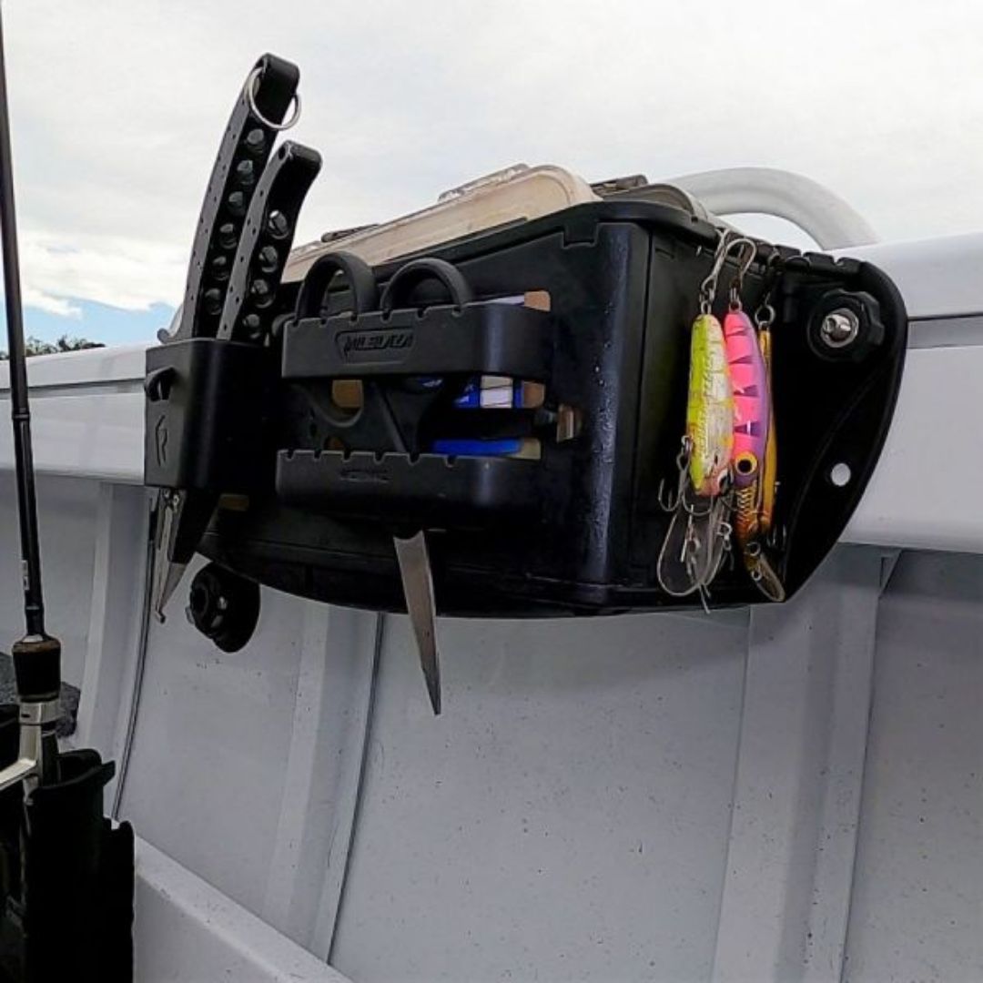 Railblaza Tackle Caddy Track Mount — storage console (view 2)