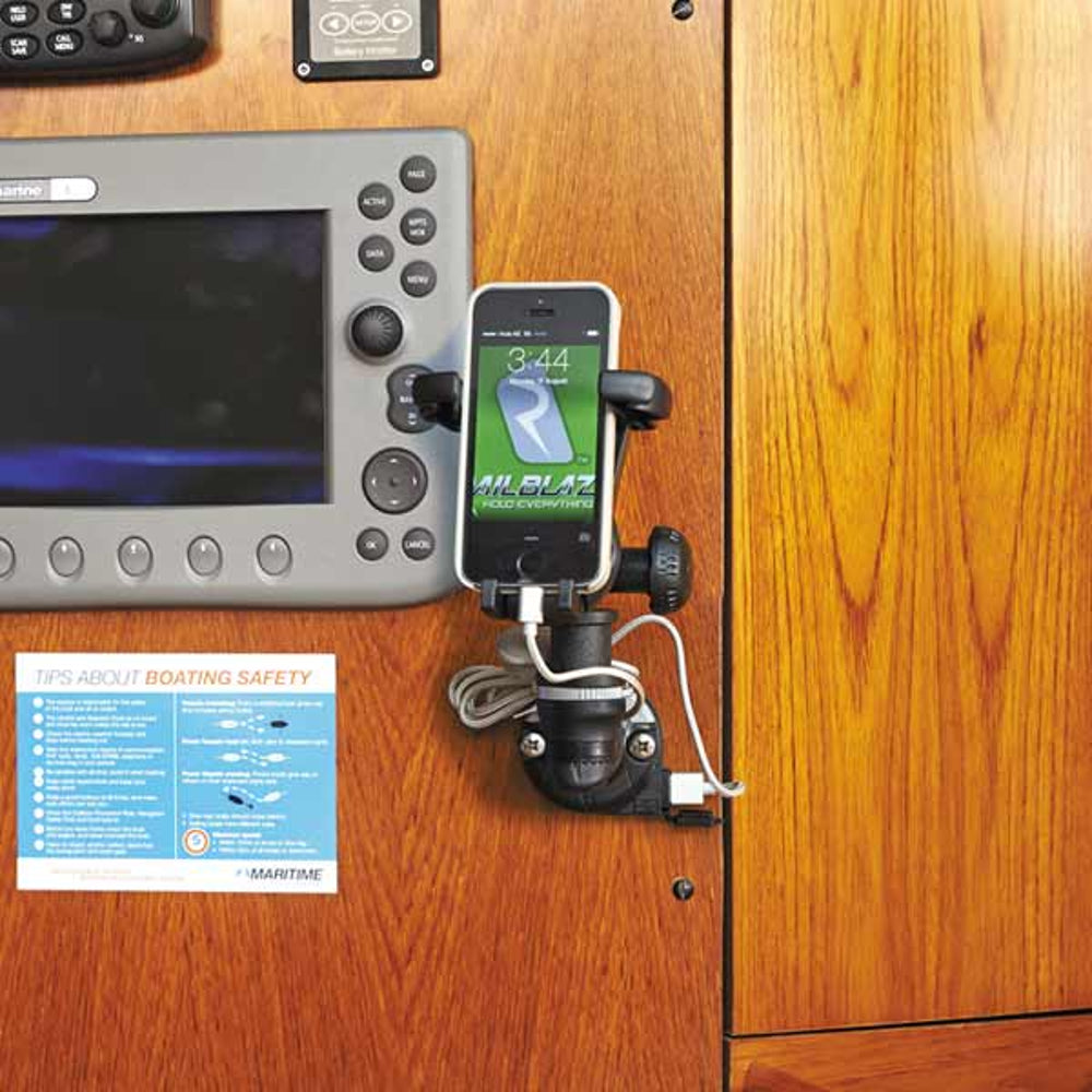 Railblaza E Series USB StarPort Black — usb deck mount (view 3)