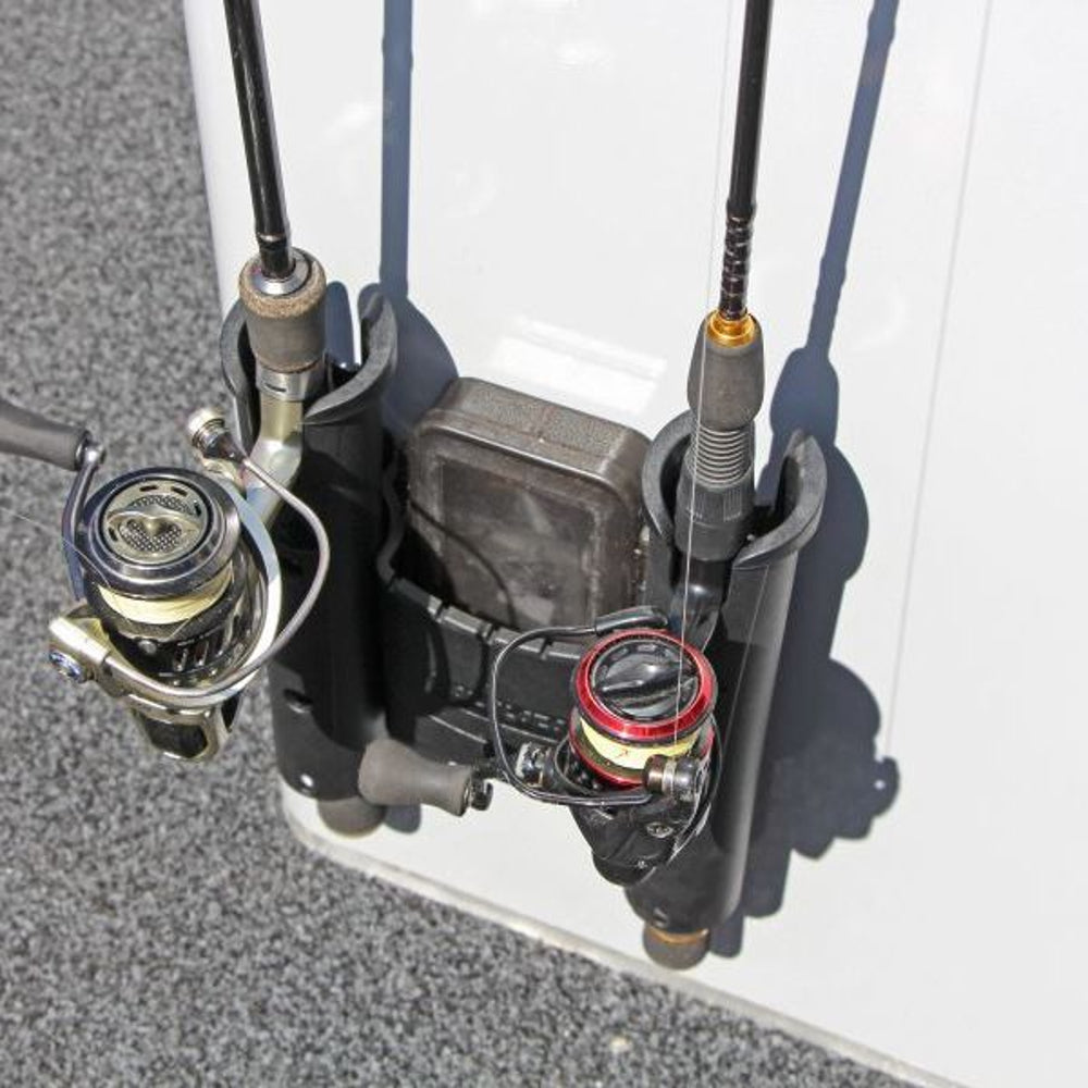 Railblaza RodStow Rod Holder Double with caddy — double rod holder with tackle caddy (view 6)
